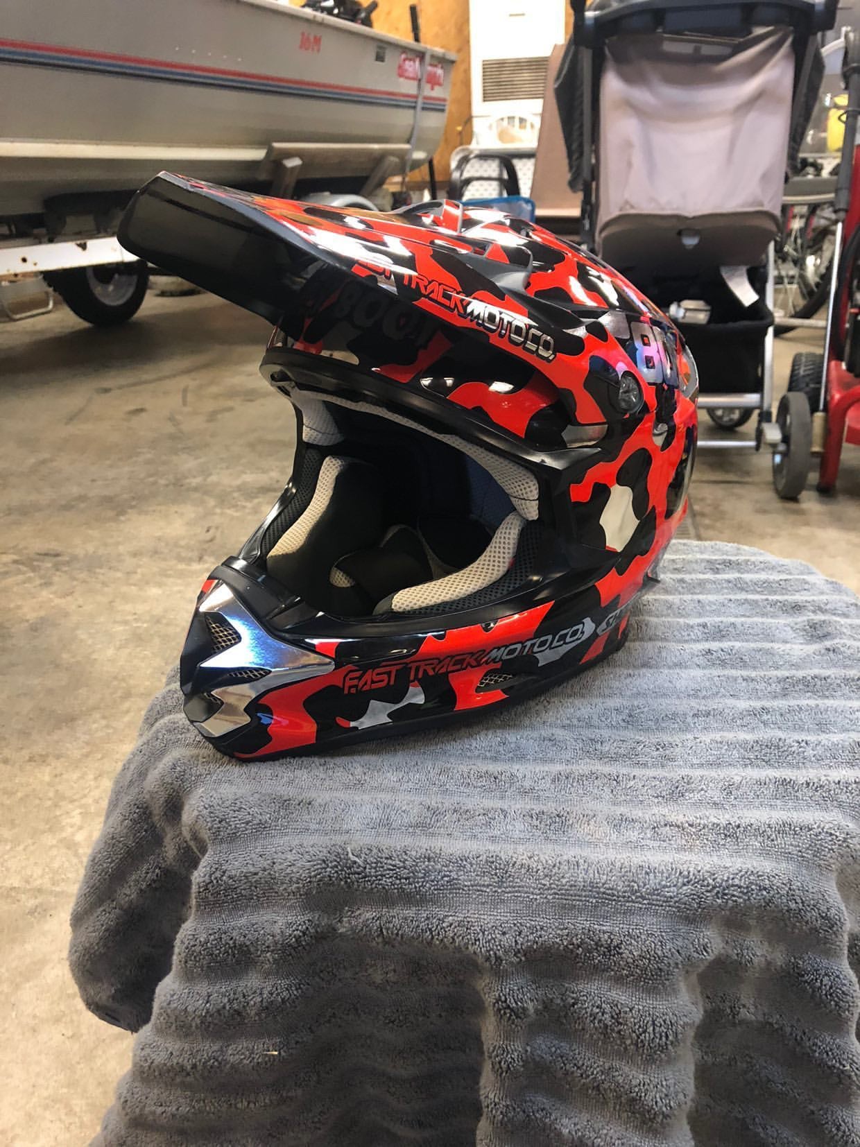 Custom mx helmet on sale